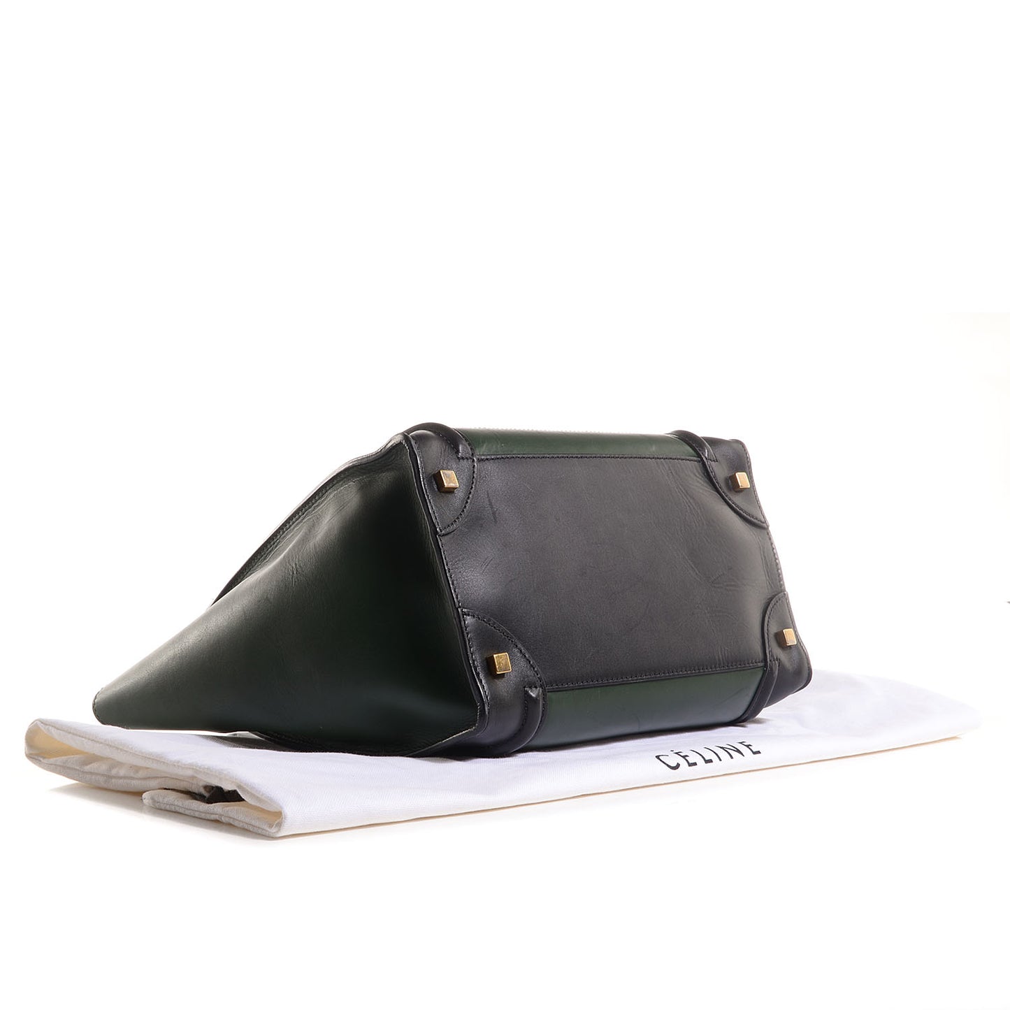 Smooth Calfskin Mini Tri-Color Luggage Forest