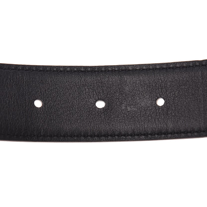 Hermes Swift Epsom 32mm Martelee H Belt 100 Black Etoupe 5 of 6