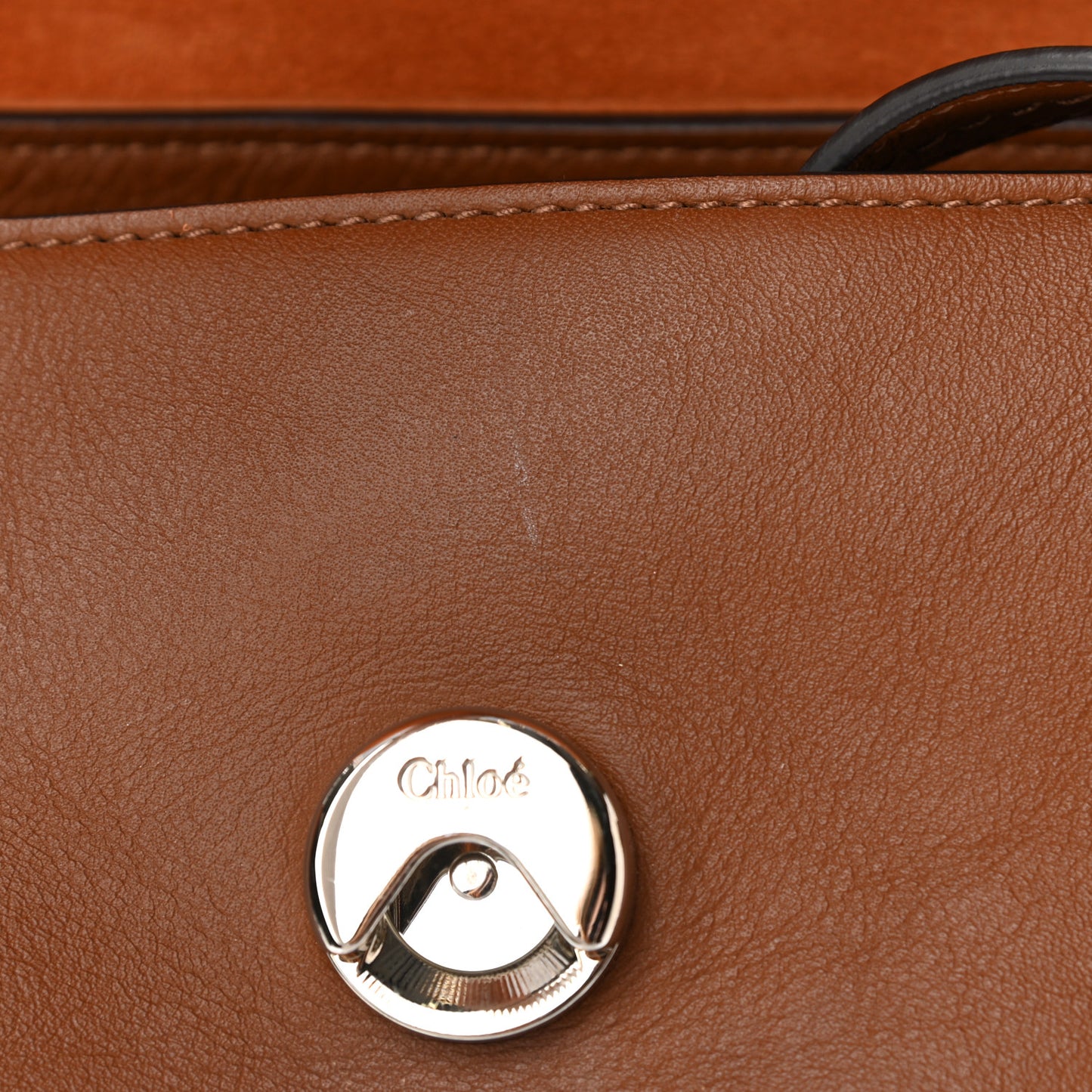 Calfskin Medium Faye Day Shoulder Bag Tan