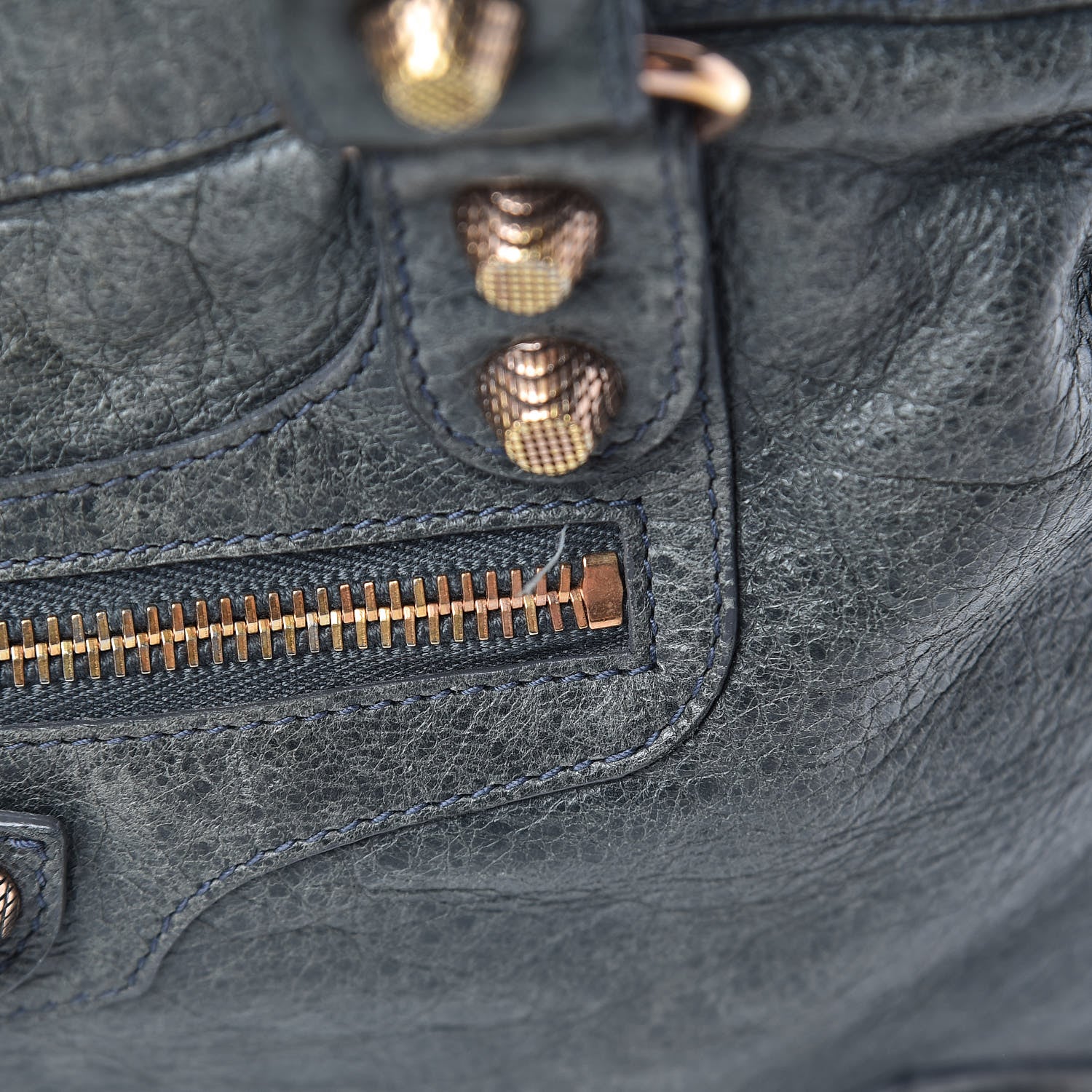 Balenciaga Agneau Giant 12 Rose Gold Hardware Town Anthracite 10 of 17