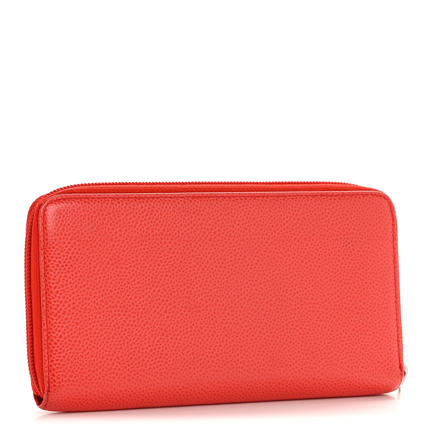 Chanel Caviar Large Timeless CC Zip Around Wallet Red 3 of 13