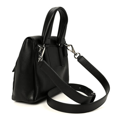 Givenchy Waxy Grained Calfskin Mini Pandora Pure Flap Bag Black 3 of 11