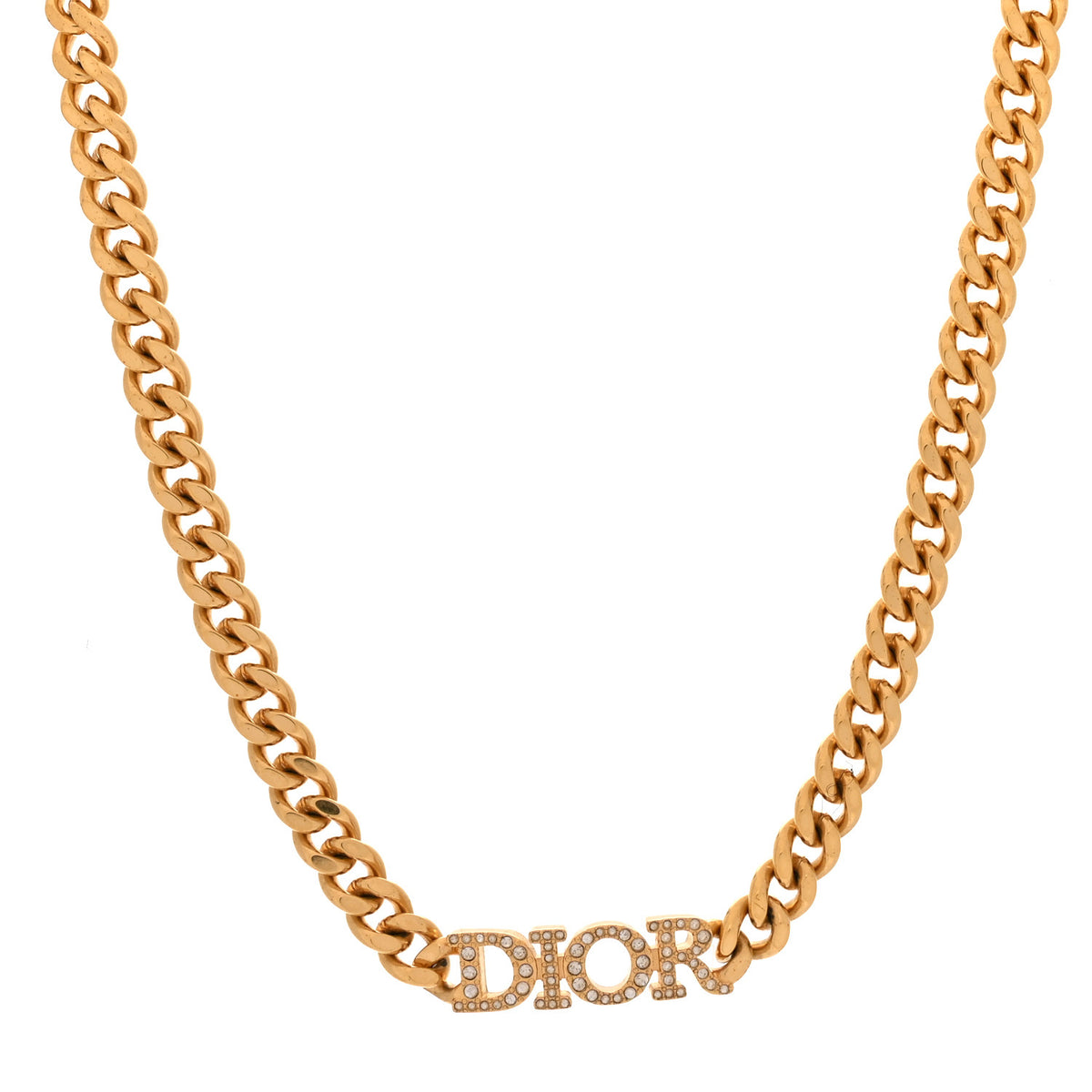 Christian Dior Metal Crystal Dio(r)evolution Choker Gold 1 of 5
