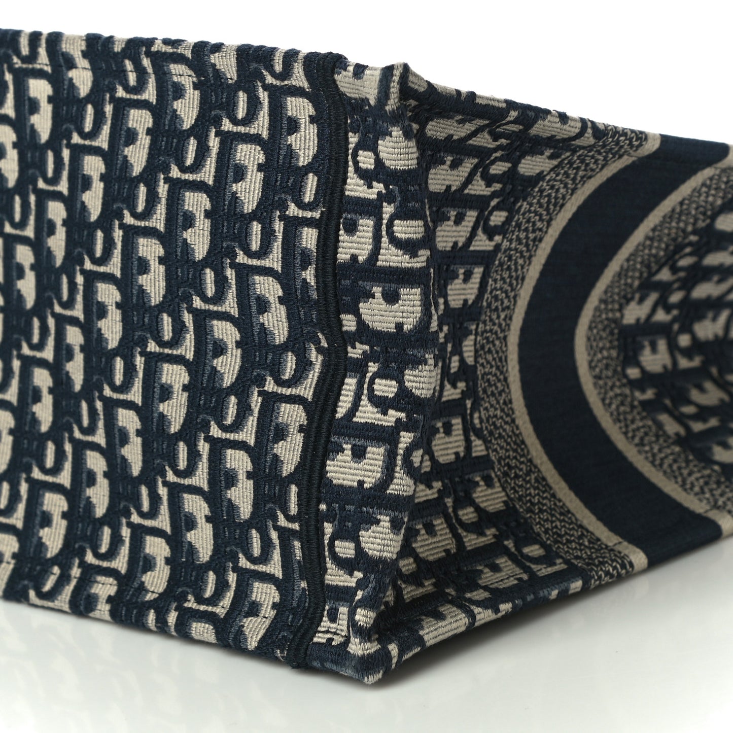 Oblique Medium Book Tote Blue Multicolor