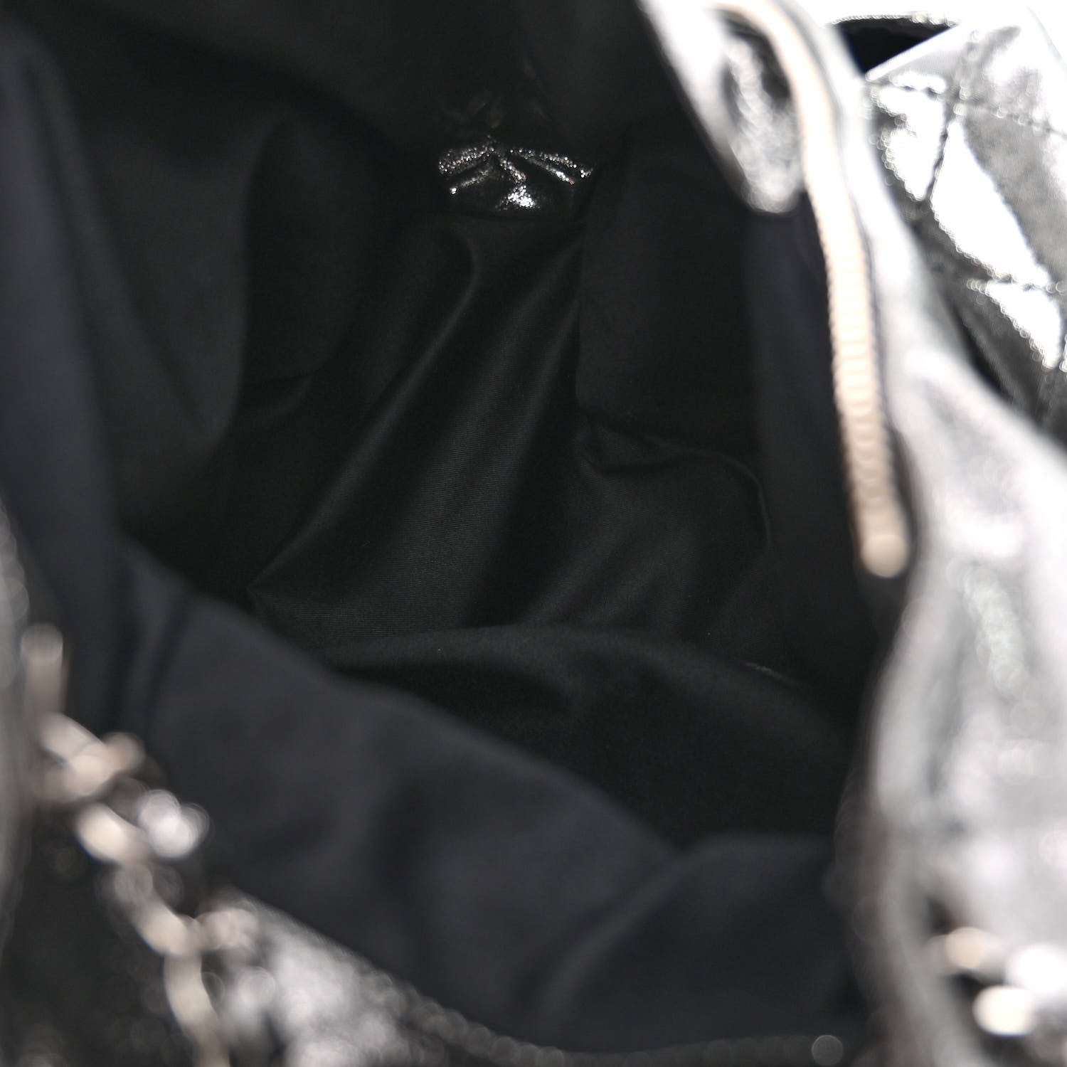 Chanel Iridescent Calfskin Backpack Is Back Dark Grey 5 of 9