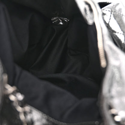 Chanel Iridescent Calfskin Backpack Is Back Dark Grey 5 of 9