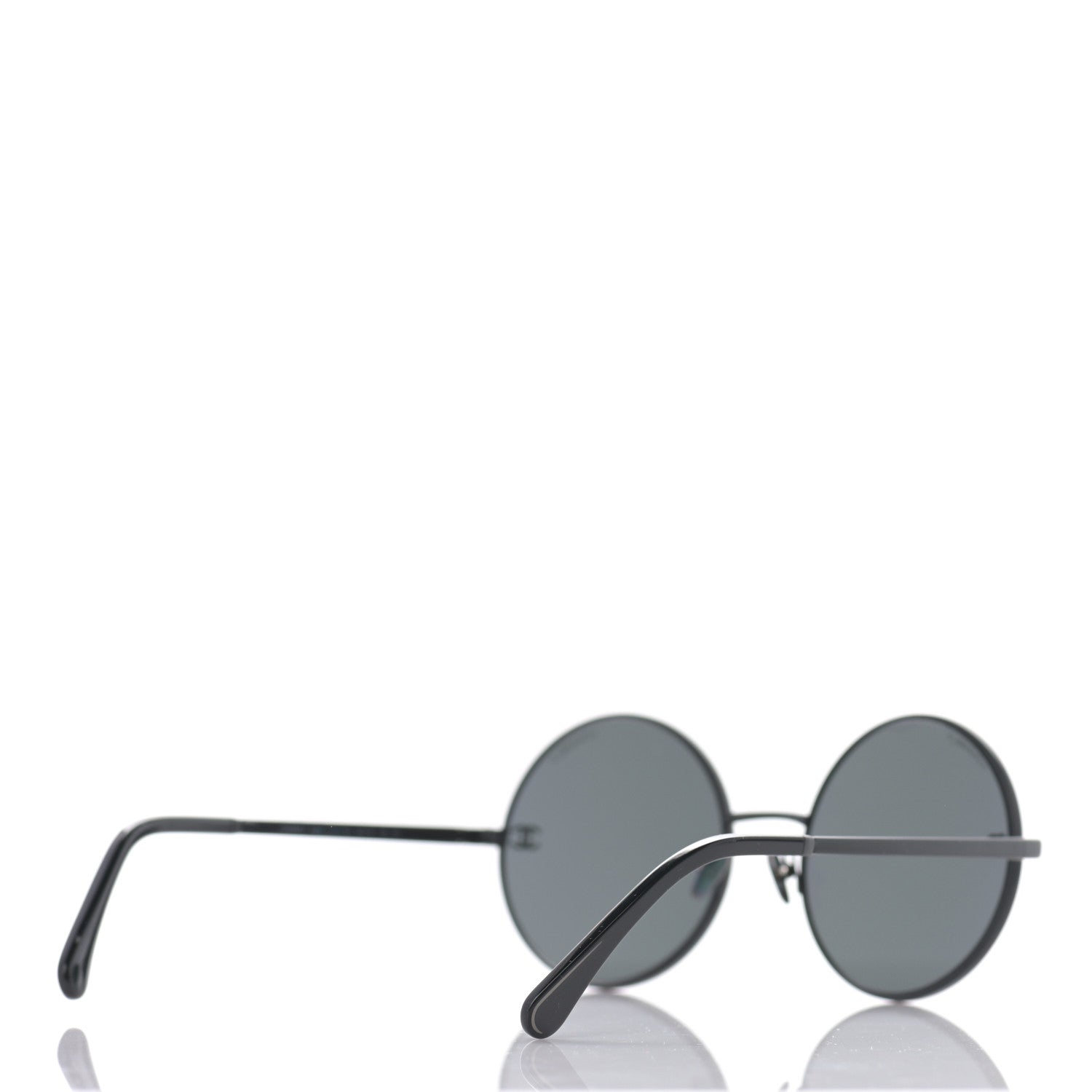 Chanel Round Sunglasses 4268 Black 4 of 7