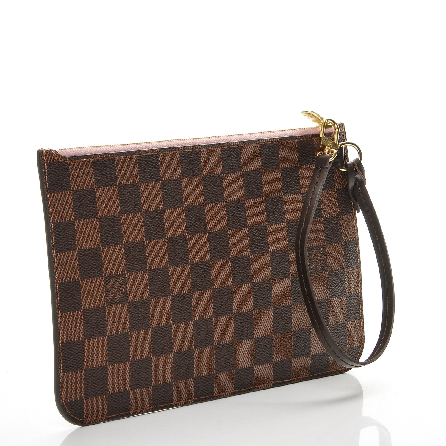 Louis Vuitton Damier Ebene Neverfull MM GM Pochette Rose Ballerine 3 of 6