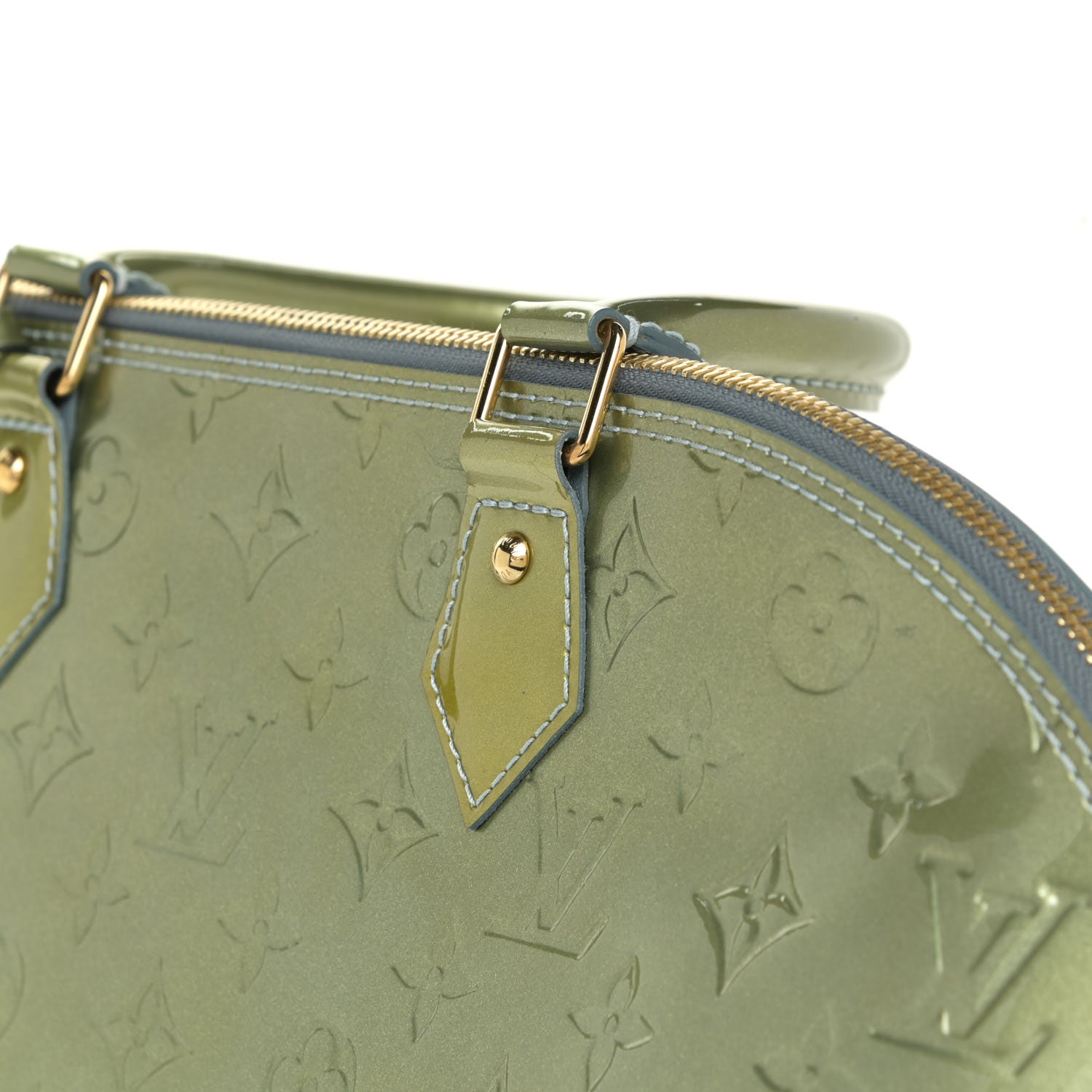 Louis Vuitton Vernis Alma GM Givre 15 of 17