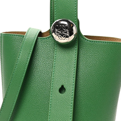 Loewe Soft Grained Calfskin Mini Pebble Bucket Bag Tropical 7 of 9