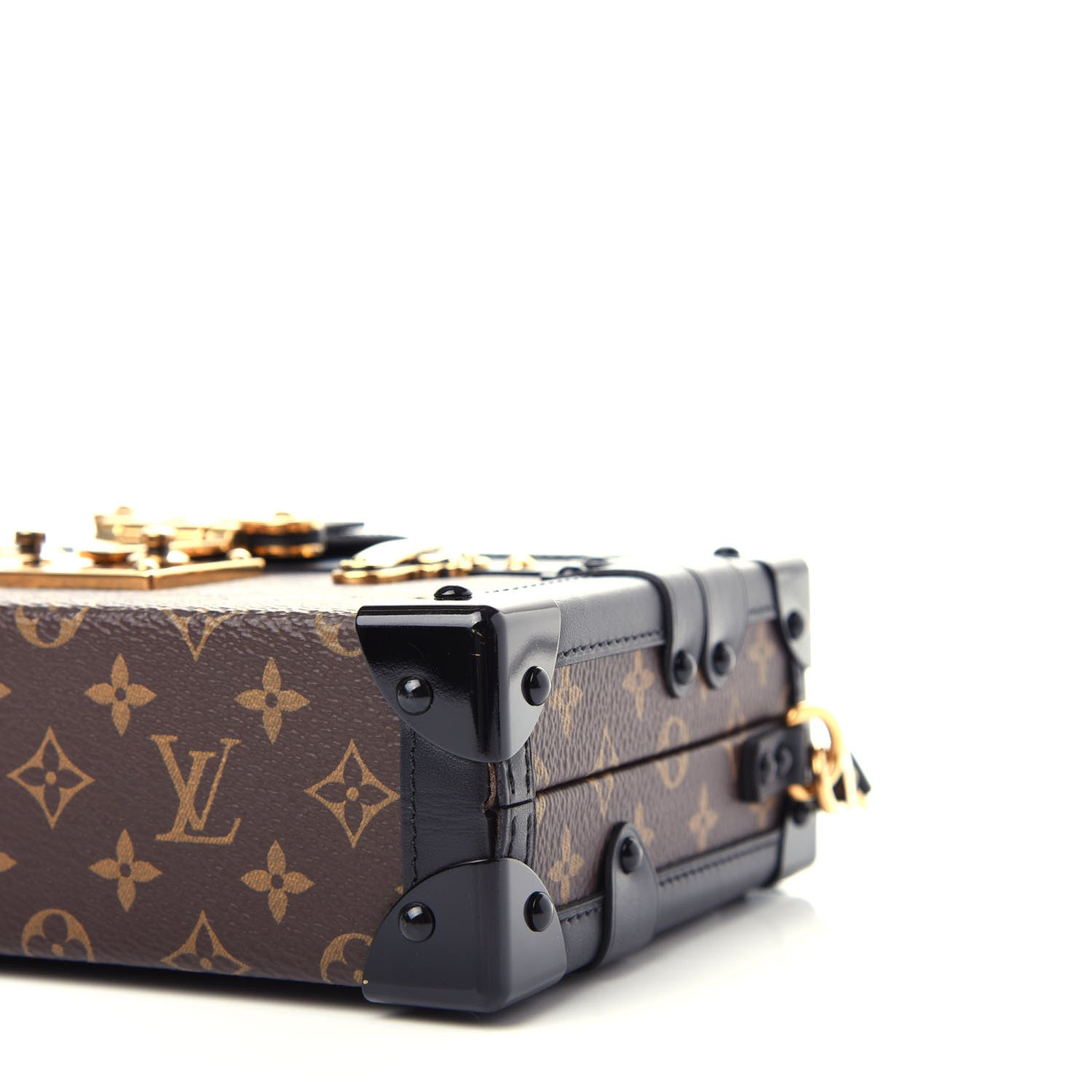 Louis Vuitton Monogram Petite Malle Black 8 of 9