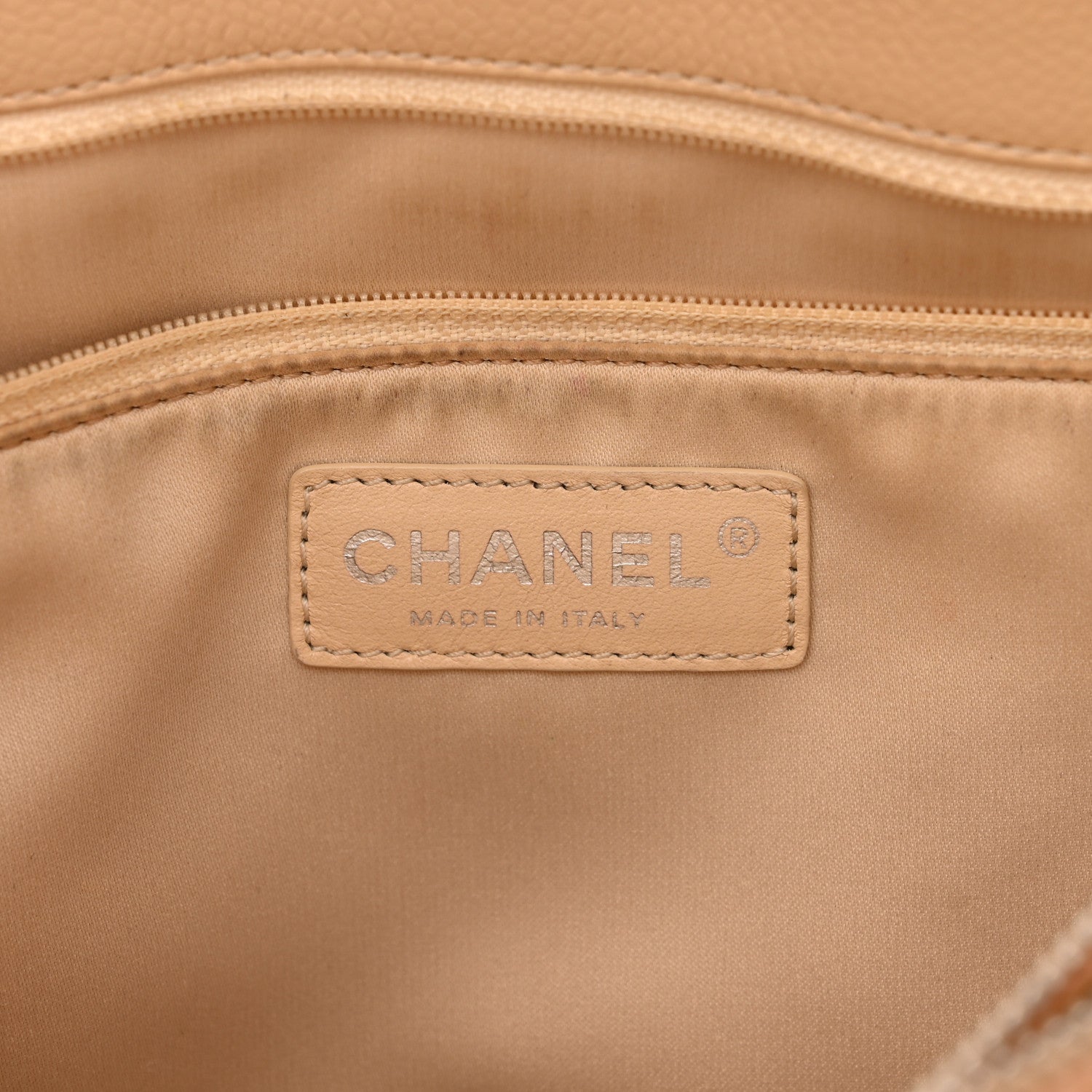 Chanel Caviar Quilted Grand Shopping Tote GST Beige Clair 6 of 11