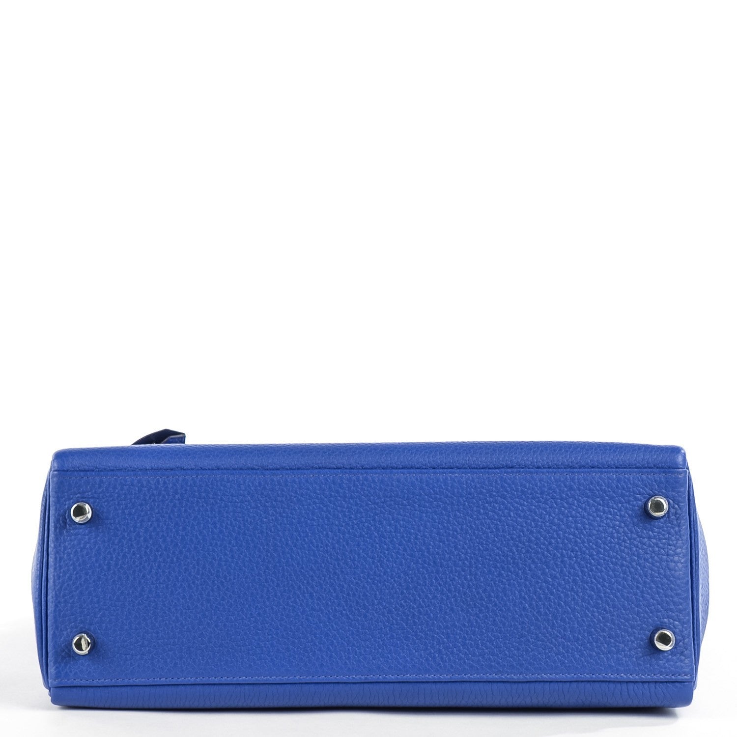 Hermes Taurillon Clemence Kelly Retourne 32 Bleu Electrique 6 of 28