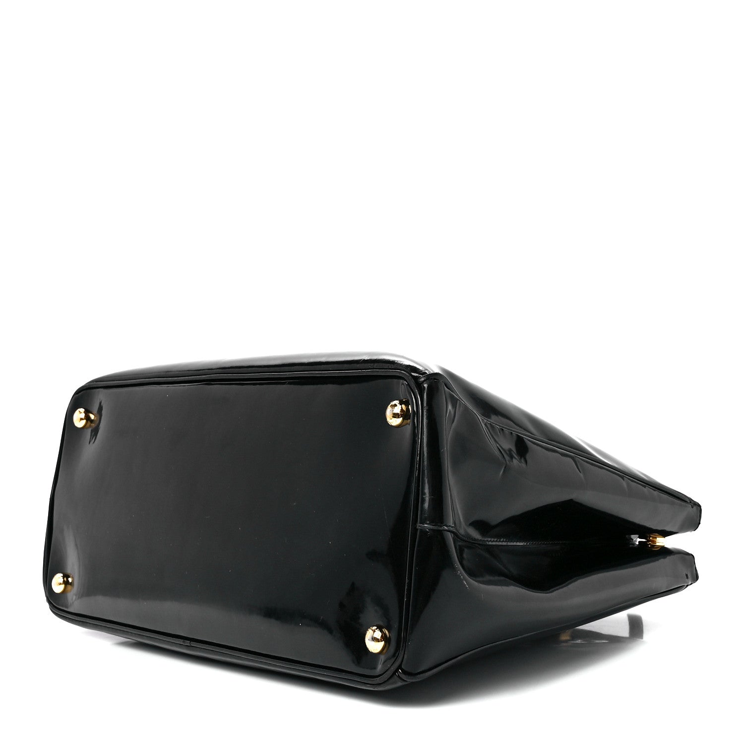 Prada Spazzolato Large Galleria Double Zip Tote Black 10 of 12