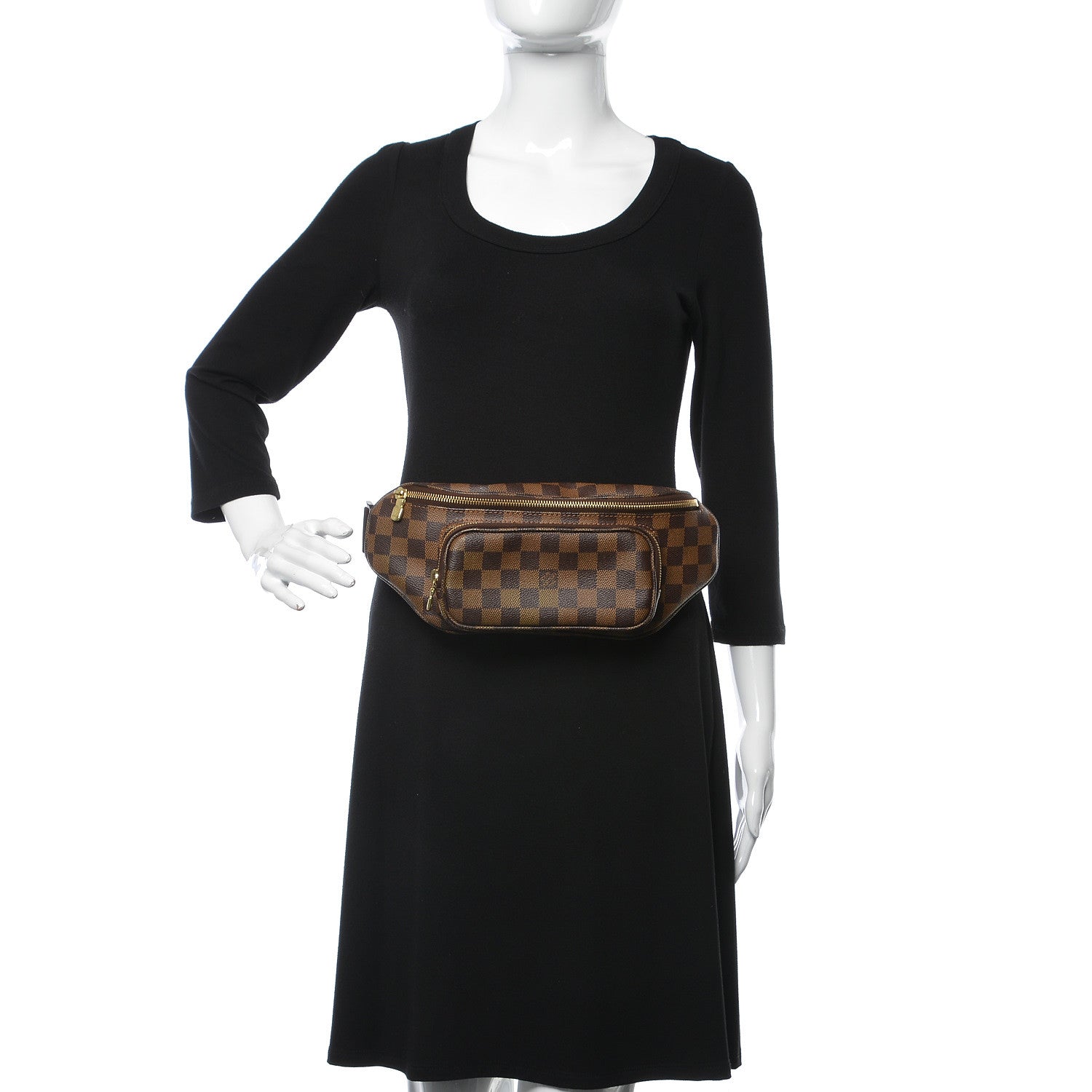 Louis Vuitton Damier Ebene Melville Bum Bag 2 of 8