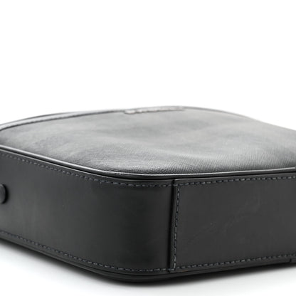 Burberry Check Messenger Bag Black 10 of 13