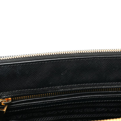 Prada Saffiano Medium Galleria Double Zip Tote Black 12 of 22