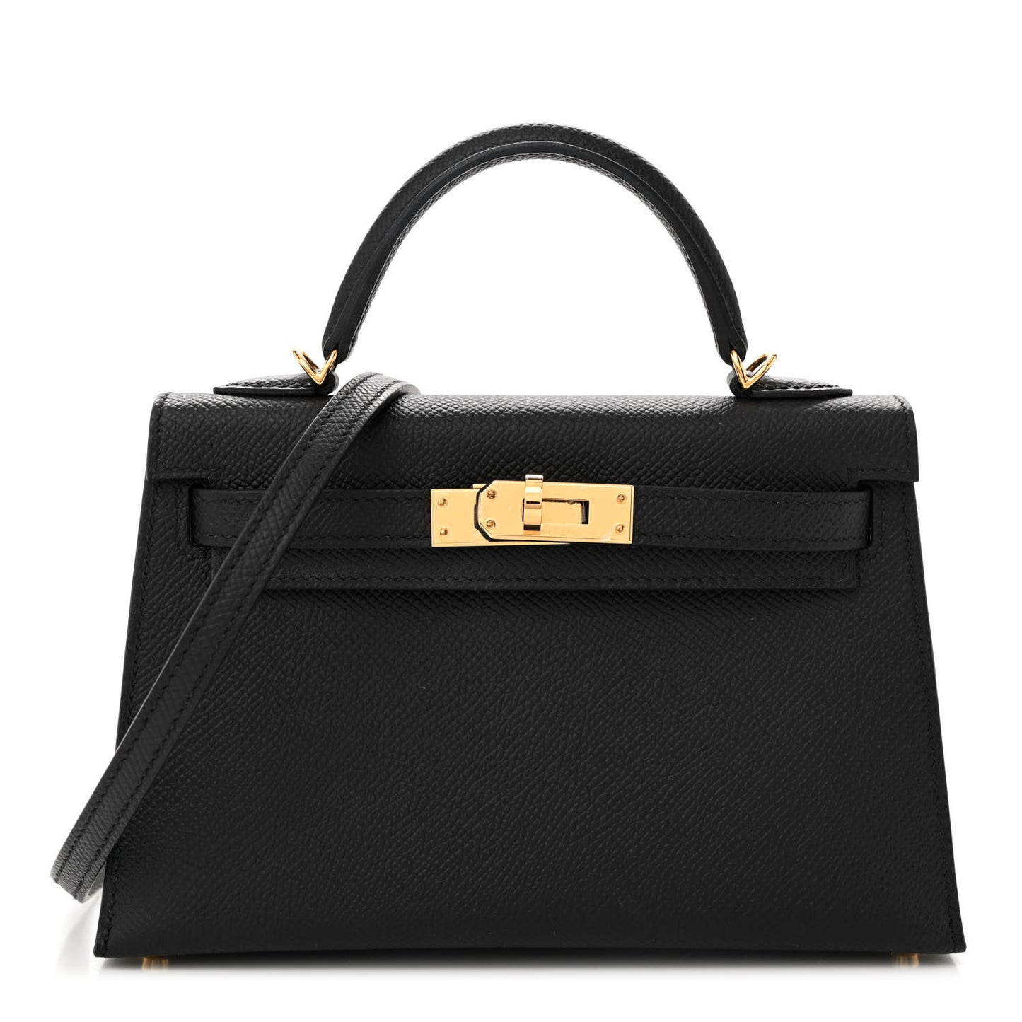 Epsom Mini Kelly Sellier 20 Black