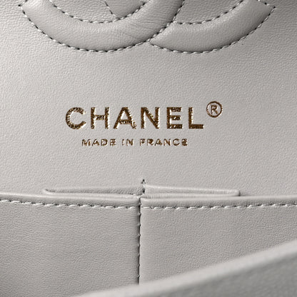 Chanel Caviar Quilted Small Double Flap Grey 5 of 10