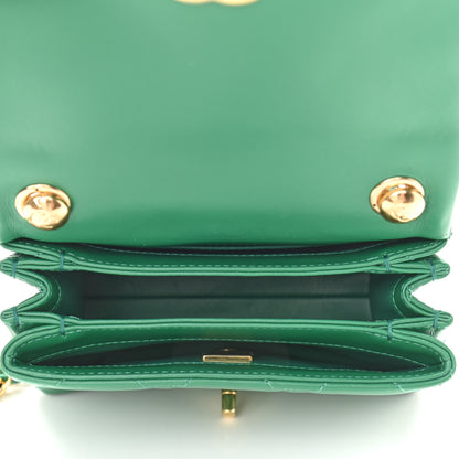 Chanel Lambskin Quilted Mini Color Match Flap Green 5 of 11