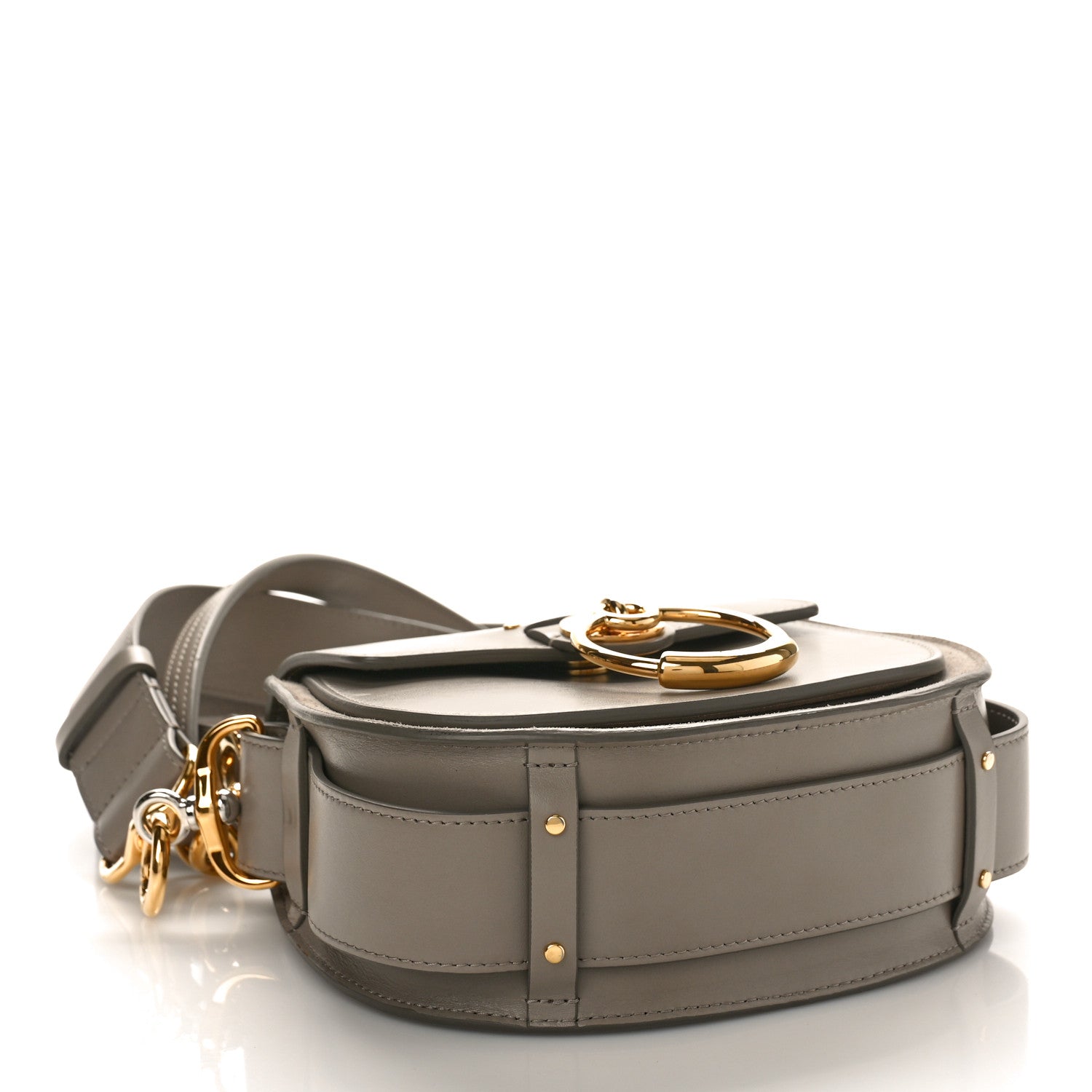 Chloe Calfskin Small Tess Bag Motty Grey 4 of 8