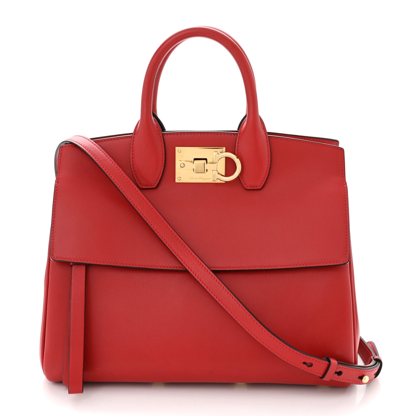 Calfskin The Studio Bag Red