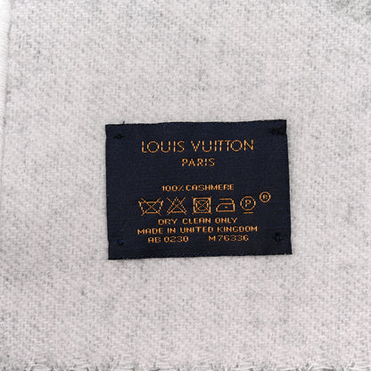 Louis Vuitton Cashmere Monogram Degrade Reykjavik Scarf Black 3 of 3