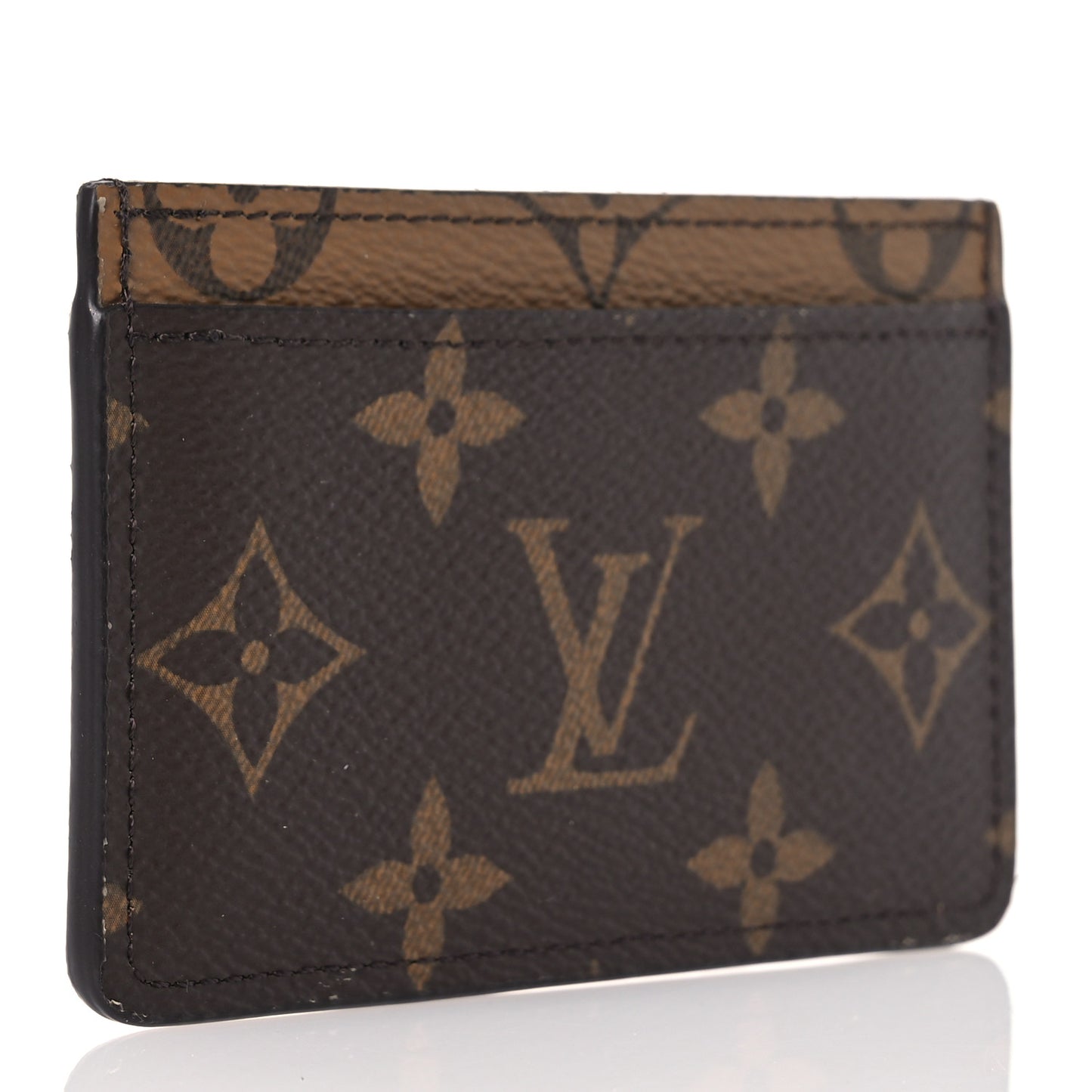 Reverse Monogram Card Holder