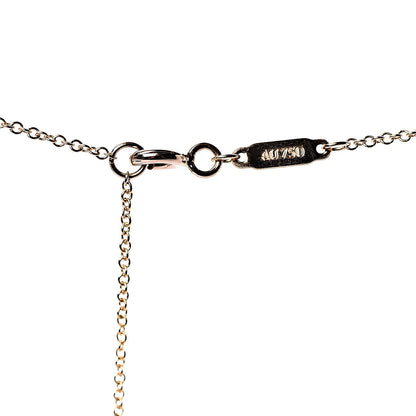 Tiffany 18K Rose Gold Small T Smile Pendant Necklace 6 of 6