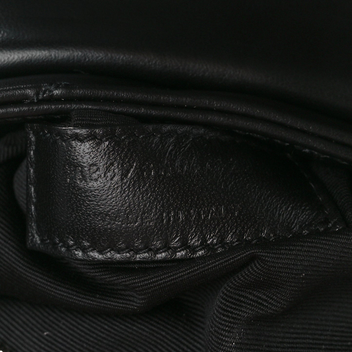 Calfskin Y Quilted Monogram Toy Loulou Crossbody Bag Black