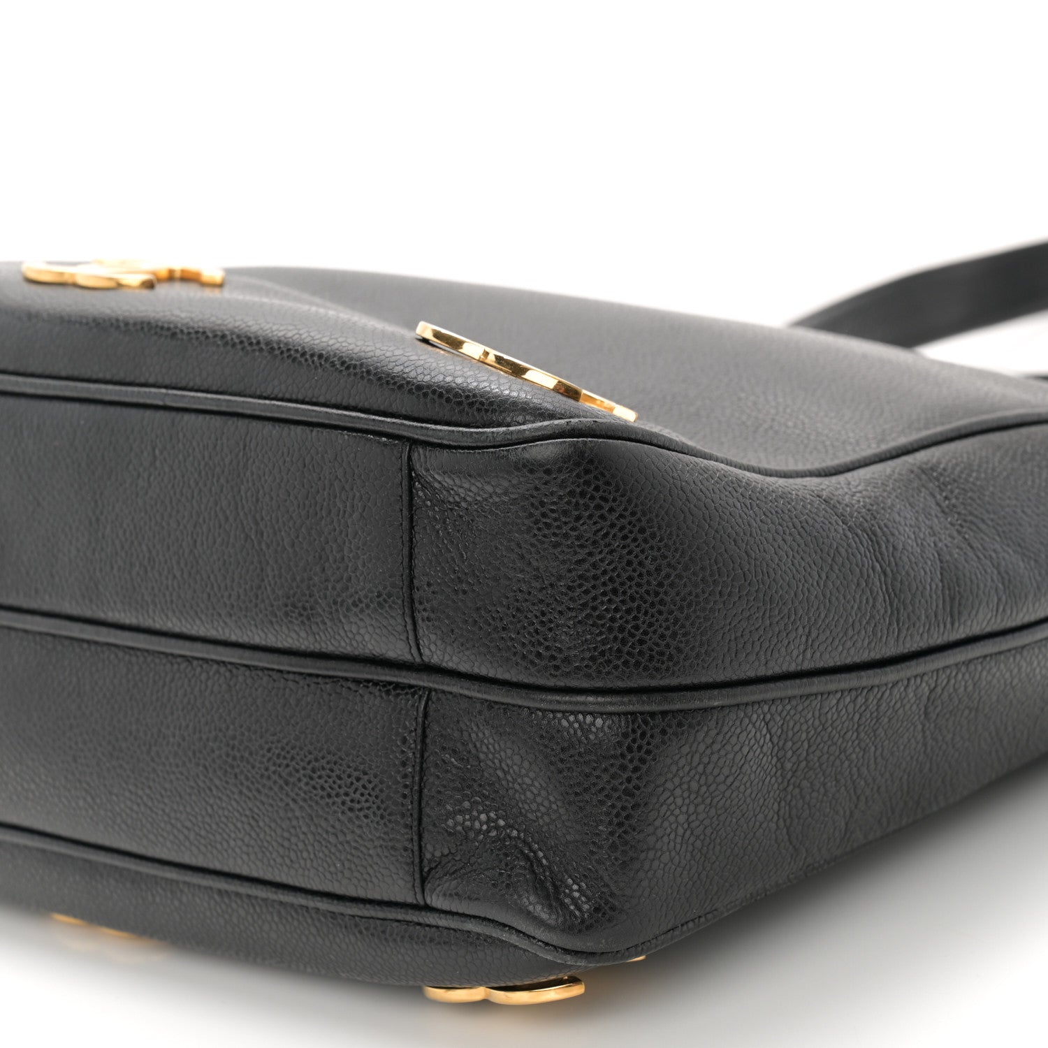 Chanel Caviar Triple CC Shoulder Bag Black 11 of 11