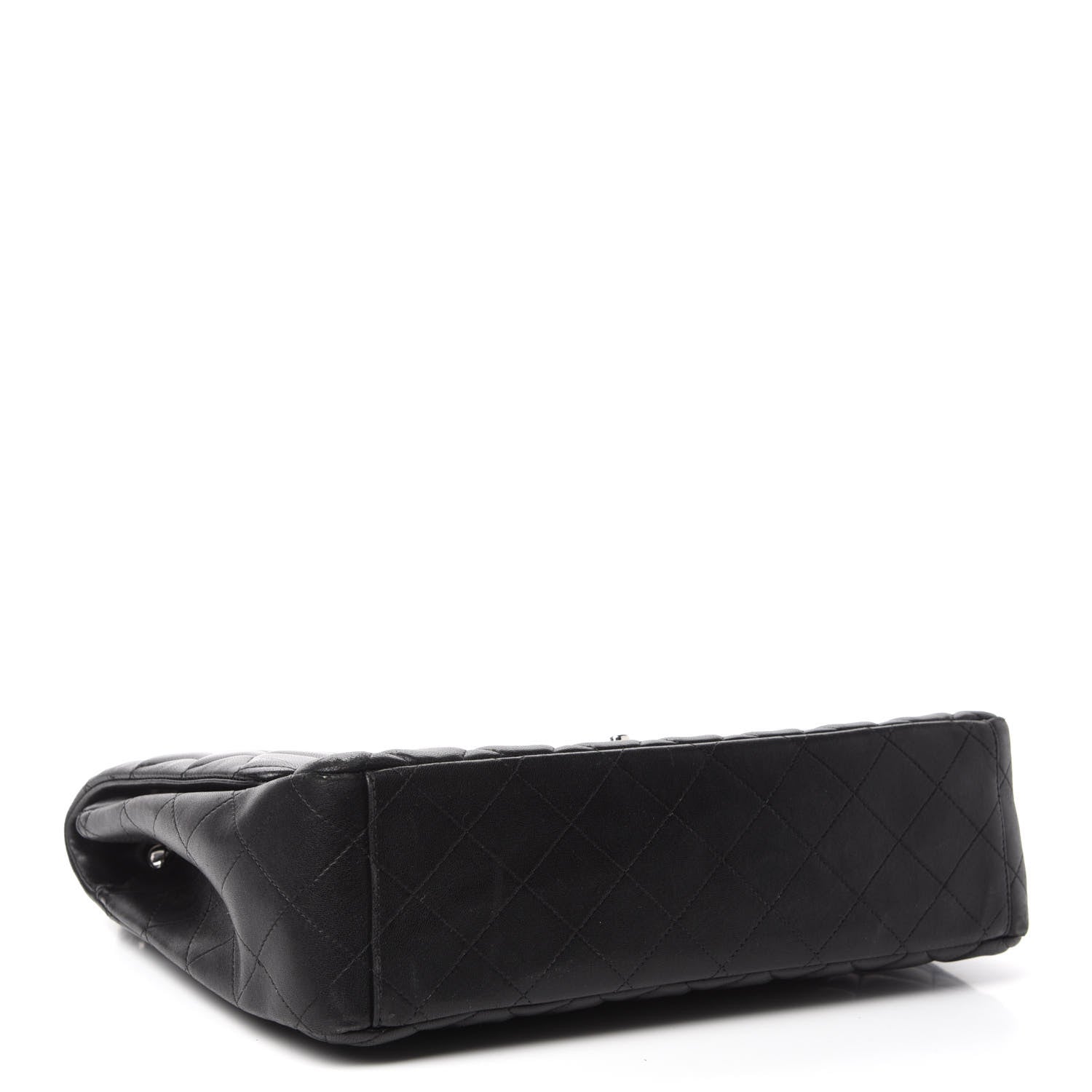 Chanel Lambskin Quilted Maxi Single Flap Black 4 of 13