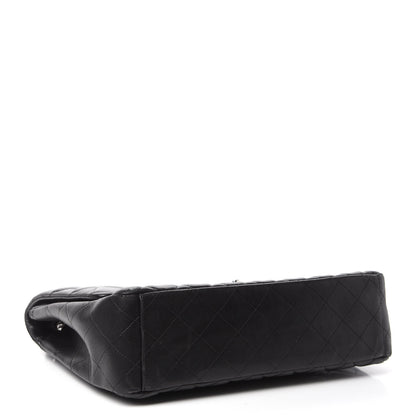 Chanel Lambskin Quilted Maxi Single Flap Black 4 of 13