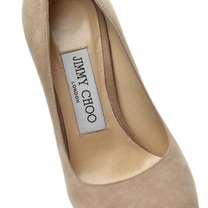 Jimmy Choo Suede Esme 100 Pumps 35 Nude 17 of 18