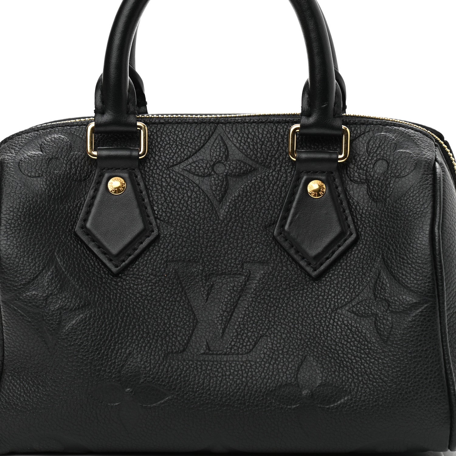 Louis Vuitton Empreinte Monogram Giant Speedy Bandouliere 20 Black 7 of 8