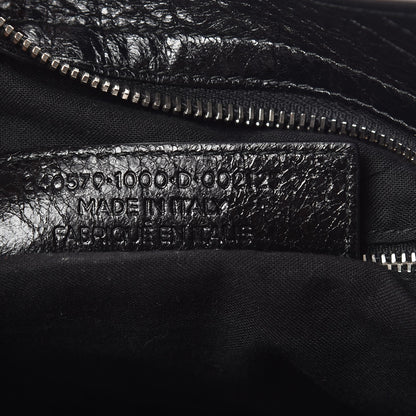 Balenciaga Agneau Classic Silver Hardware Town Black 7 of 8