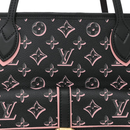 Louis Vuitton Monogram Fall For You Neverfull MM Black 9 of 11