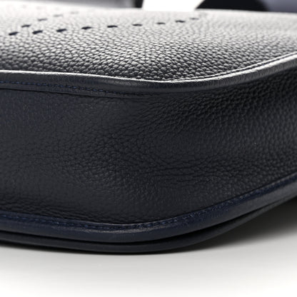 Hermes Taurillon Clemence Evelyne III PM Bleu Nuit 10 of 15