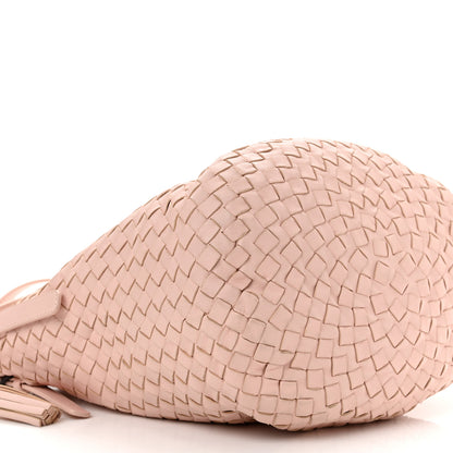 Bottega Veneta Nappa Intrecciato Drawstring Tassel Bucket Pink 17 of 23
