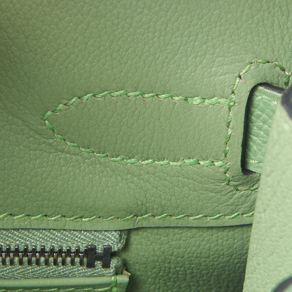 Epsom Birkin 30 Vert Criquet