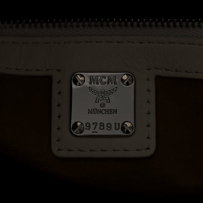 MCM Visetos Large Munchen Tote White 7 of 11