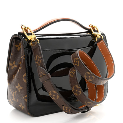 Louis Vuitton Patent Calfskin Monogram Cherrywood BB Black 3 of 9