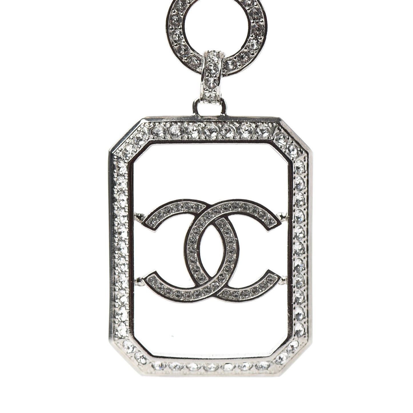 Crystal Chain CC Multi Strand Necklace Gold