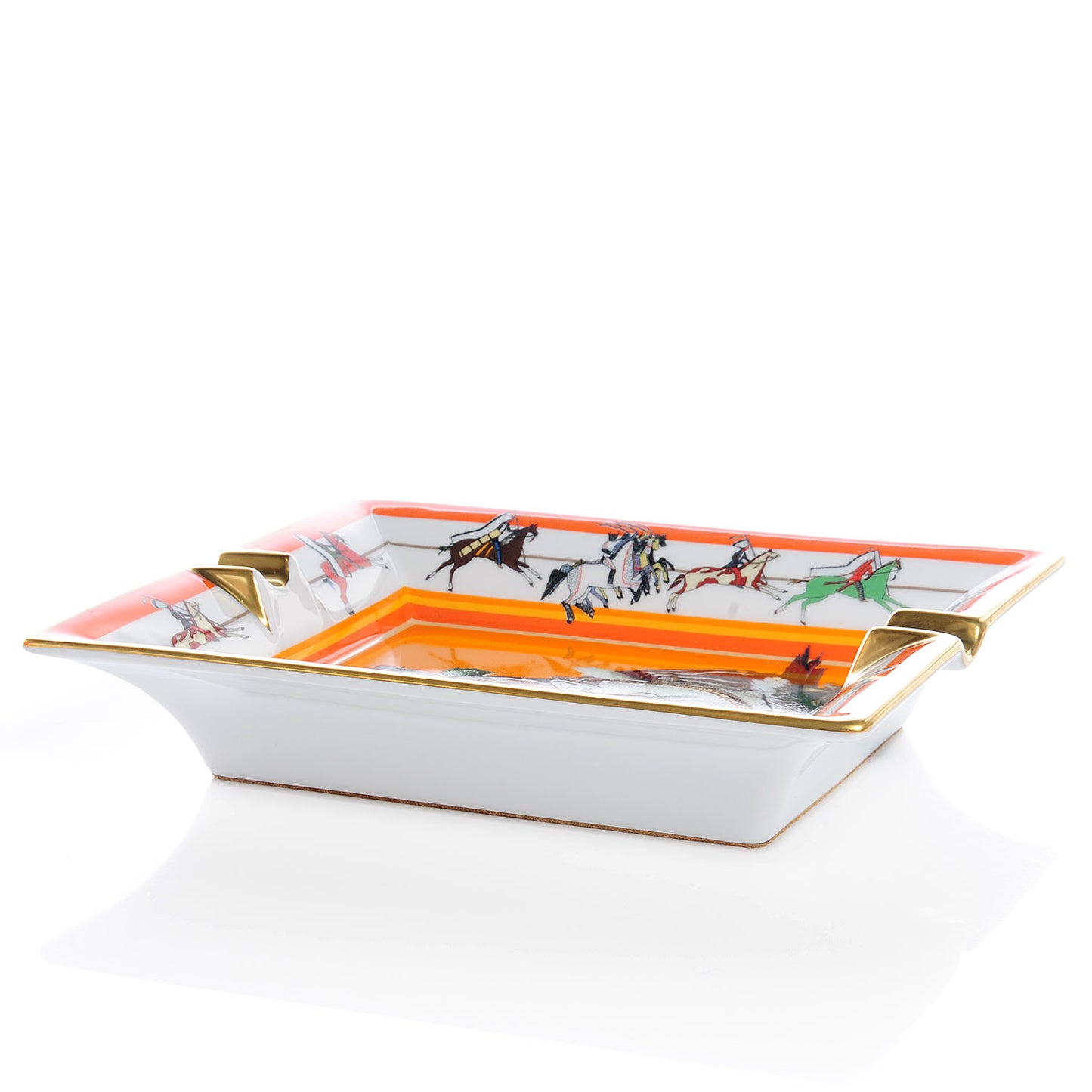 Printed Porcelain Pani La Shar Pawnee Ashtray