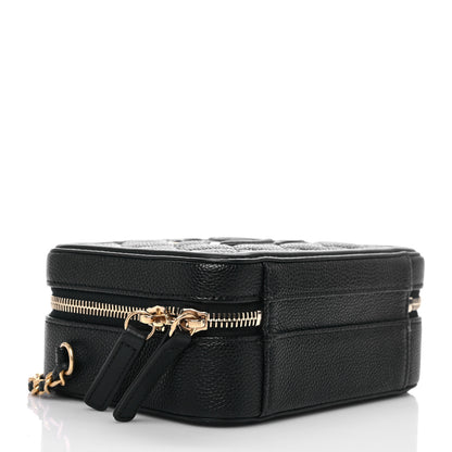Chanel Caviar Quilted Small CC Filigree Vanity Case Black 3 of 9