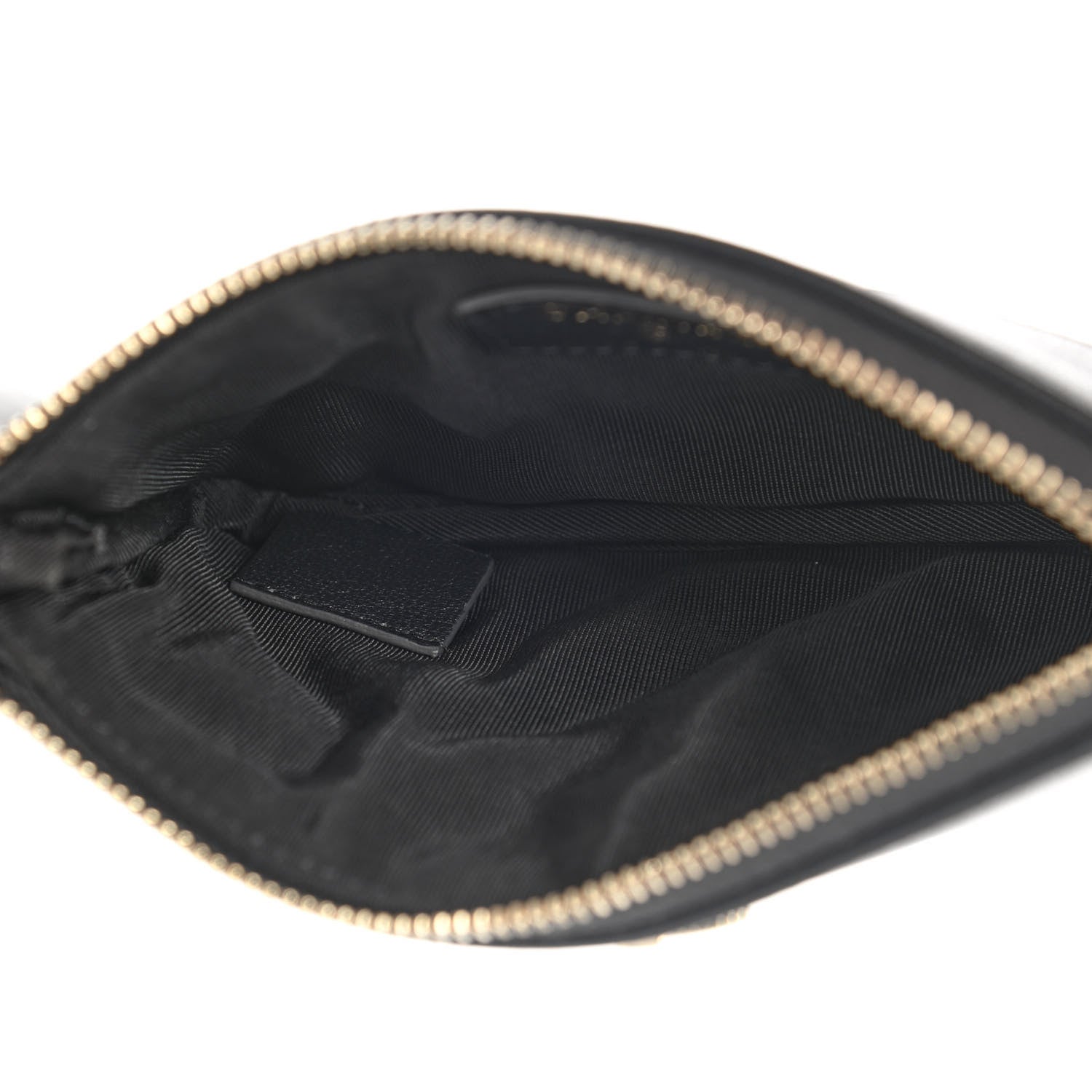 Chanel Sheepskin Quilted Small Vintage Mademoiselle Cosmetic Case Black 5 of 7