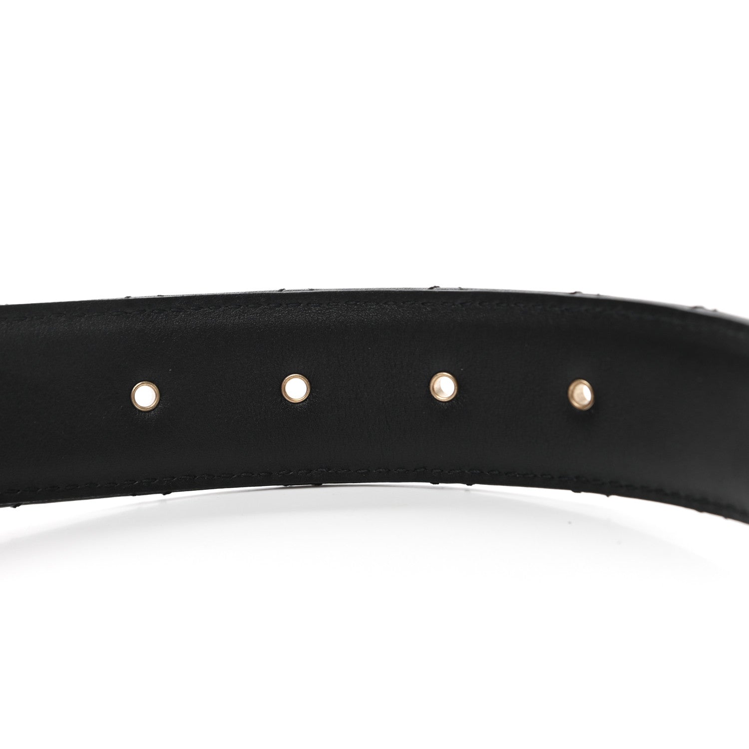 Chanel Lambskin Quilted CC Chain Belt 85 34 Black 8 of 9