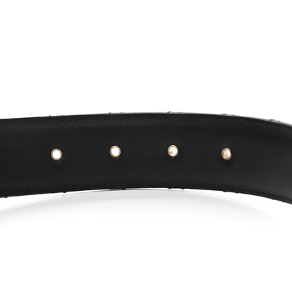 Chanel Lambskin Quilted CC Chain Belt 85 34 Black 8 of 9