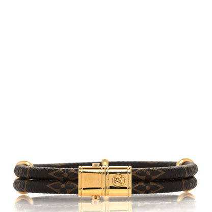 Louis Vuitton Monogram Keep It Twice Bracelet 19 3 of 5
