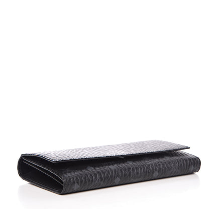 MCM Visetos Continental Flap Wallet Black 4 of 9